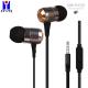 In Ear 20Hz Flat Cable Earphones 6U Magnetic Earbuds Wired With Microphone