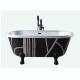 Fade Resistant Acrylic Freestanding Tub , SP1716 Rectangle Freestanding Bathtub
