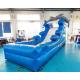 Children 0.55mm PVC Inflatable Water Slide With Pool Double Stitching