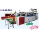 NO LABOR HDPE CPE hand Disposable plastic glove making machine with automatic waste clean