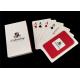 100 Percent PVC Plastic Playing Cards , Washable Jumbo Index Poker Playing Cards