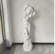 Natural White Marble Stone Outdoor Garden Sculpture Hand Carved