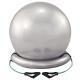 PVC Base Large Exercise Ball Ring Inflating 55cm Anti Burst Stability Resistance Band