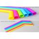 Curved Bent Drinking Silicone Straws Dishwasher Safe Any Colors Easy To Clean