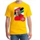 Printing Polyester / Cotton Stylish T Shirts Solid Colored For Election Campaign
