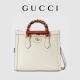 White Glossy Custom Branded Bags Gucci Princess Diana Handbag