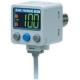 12-24VDC Smc Digital Pressure Gauge , High Efficiency Digital Vacuum Pressure Switch