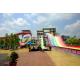 Multi Lanes Rainbow FRP Custom Water Slides Amusement Park Big Fiberglass Water Slide