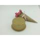 Disposable Aluminum Foil Cups Gold Foil Cupcake Liners Dessert Cup With Lid