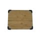 Sustainable Personalized Custom Bamboo Cutting Board With Silicone Non Slip Pad
