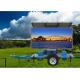 P10 Solar Powered led Mobile Sign Screen Trailer mounted for Outdoor Advertising
