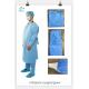 Nonwoven Disposable Hospital Medical Surgical Gowns With Knitted Cuff