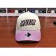 ACE Unisex Adjustable Custom 6 panels Glitter Cloth Embroidery Patch Baseball Curve Bill Cap