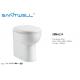 Round Comfort Height Wall Faced Toilet Washdown Ceramic Two Piece WC For Bathroom