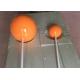 Bespoke Design Orange Fiberglass Lollipop Highly Attractive For Shop Decoration