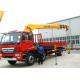 Durable Transportation 12 Ton Cargo Crane Truck, Telescopic Boom Truck Mounted
