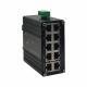 10 Port 10/100/1000T Compact Ethernet Switch 12-48VDC Power Input