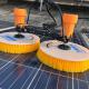 Double Heads Spin Brush for Portable Lithium Battery Powered Photovoltaic Panels Cleaning