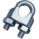 DR-Z0010 DIN741 Wire Rope Cable Clip Clamp Galvanized Stainless Rope Clamp