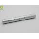 Cylindrical Aluminium Waterproof Eyeliner Pencil Silver Color With Applicator