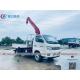 Foton 1T 2T 3 Stage Hydraulic Telescopic Boom Truck Mounted Crane