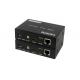 IR Control 2km Fiber Optic Extender With USB Cat5 / 6 Full HD ​1080P Over Ethernet