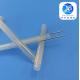FTTH Clear Fiber Optic Cable Protection Sleeve Double Steel Rod