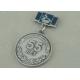 Zinc Alloy 3D Antique Silver Custom Awards Medals With Imitation Hard Enamel