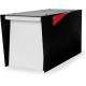 Outdoor Post Mount Aluminum Mailbox with Welded Construction and Anti-Rust Feature