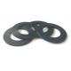 Ring Shape Plastic Molded Parts Black Color High Precision Wooden Case Packing