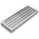 10 inch Length Metal Safety Grating 9 Gauge Diamond Stair Treads 3mm Thickness