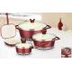 cookware set with energy-saving bottom nonstick cookware set aluminium cookware set