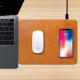 Apple mouse pad with wireless charger, wireless charging base for Iphone 8(plus)/X, Iphone X wireless charging base