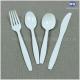 6inch Medium Weight White Disposable Plastic Cutlery Kits-Heavyweight Disposable Plastic Utensils Plastic Silverware