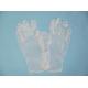 Household Powder Free Vinyl Gloves 240cm Length Transparent / Blue Color