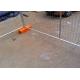 Hot Dipped Galvanized Temporary Fence AS4687-2007 Standard 42 microns Zinc thick 2.1m height and 2.4m width