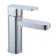 Deck Mounted Single Hole Bathroom Sink Faucet Chrome