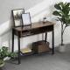 Entryway Console Table with Industrial Style, Rustic Sofa Table Furniture,