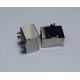 Waterproof 100Base-T Modular Vertical RJ45 Connectors With Transformer Single Port