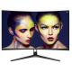 27 Inch Curved Gaming Monitor With 350 Cd/m2 Brightness VA Panel built-in