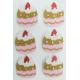MP4 Mini Cake Rhinestone Printable Fabric Stickers With Screen Printing Colorful