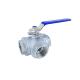 ISO9001 Standard Three-Way Ball Valve Made of Corrosion-Resistant Stainless Steel