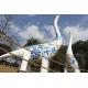 15Metters Fiberglass Dinosaurs Can Be Customized For Chinese Cultural Plum Patterns