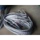 15 - 80KN Rated Load Aerial Cable Tools Conductor Mesh Socks Joint Galvanized Surface Treatment