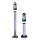 Floor Standing Face Recognition Temperature Measuring Kiosk With 8 LCD Display