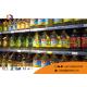 Metal Store Supermarket Gondola Shelving Elegant Appearance For Product Display