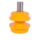Yellow D8R Bulldozer Carrier Roller With Heat Treatment OEM/ODM