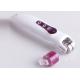 LED Microneedle Roller Derma Roller System , Rechargeable Derma Face Roller