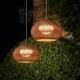 Hanging Rattan Lighting Chandelier Waterproof For Outdoor Tree