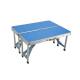 Anti UV Aluminum Foldable Outdoor Table With Stool 300lbs Concentrated Load